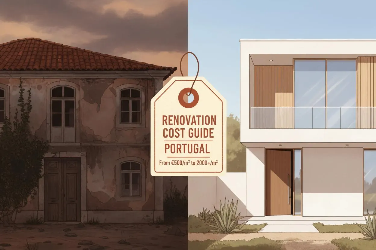 Renovação completa de casa em Portugal